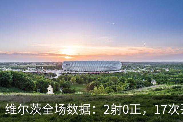 维尔茨全场数据：2射0正，17次丢失球权，获评6.6分